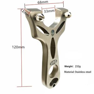 Slingshots puissants en acier inoxydable, jouets de slingshot d'extérieur, slingshot en métal, <span class=keywords><strong>arme</strong></span> de sport, jouet avec <span class=keywords><strong>bande</strong></span> de caoutchouc plate - Product Image 3