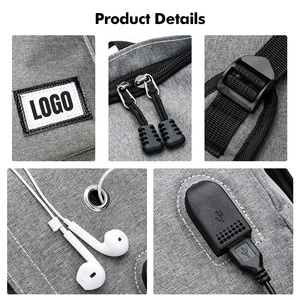 Chất lượng cao thể thao giản dị ba lô unisex học sinh túi bền công suất lớn ngoài trời thể thao máy tính xách tay Ba lô - Product Image 4