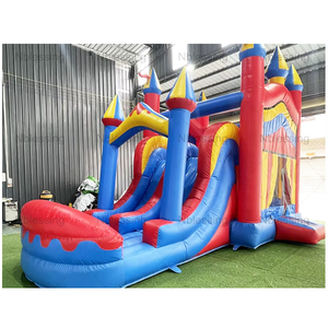 Commercial Moonwalk <b>Inflatable</b> Jumper Bouncer <b>Water</b> <b>Slide</b> Jumping House for Party <b>Inflatable</b> <b>Inflatable</b> Comb - Product Image 1