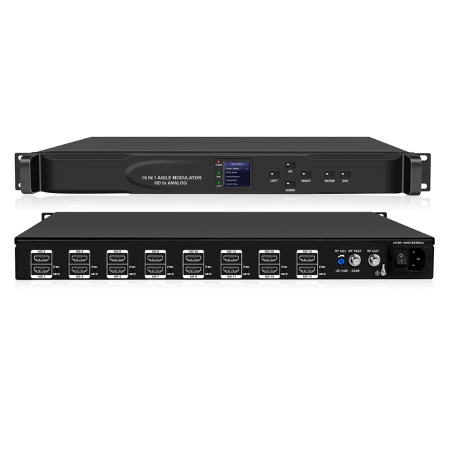 HD Modulator for NTSC/PAL RF Modulator Equipment for Radio & TV Broadcasting