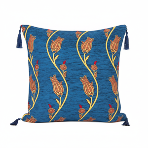 Ivy Tulip Tile Designed Turkish & Ottoman <b>Cushion</b> - Pillow Cover - Product Image 2