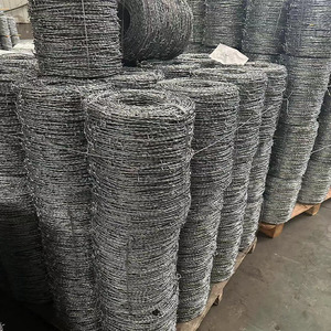 有刺鉄線1.6mmワイヤー直径250m長さ3ストランド有刺鉄線出荷準備完了 - Product Image 3