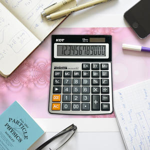 Calculatrice de bureau KDT à 12 chiffres KT-731 avec panneau en plastique et métal, gros boutons, double alimentation, grand écran - pour le bureau et les étudiants - Product Image 4