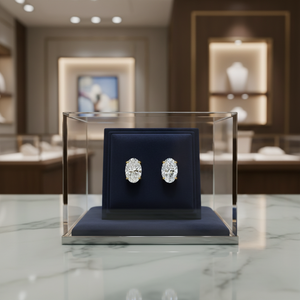 Pendientes de Plata de Ley 925 con Incrustaciones de Circonitas, Corte Princesa, Hipoalergénicos, Chapados en Oro, de UM JEWELRY, Novedad - Product Image 5