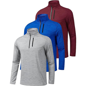 Jersey Sherpa con cremallera de cuarto de hombre de alta calidad, jersey de otoño bordado con Logo, manga larga sólida suelta para ropa de Primavera al aire libre - Product Image 3