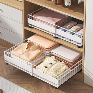 Organisateur de rangement extensible pour dressing, armoire de cuisine, étagère à épices sous l'évier, organisateur pour petit placard - Product Image 2