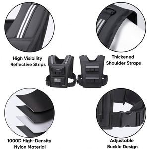 Gilet lesté de fitness en gros pour l'entraînement musculaire et la gymnastique, réglable de 5 kg à 15 kg - Product Image 5