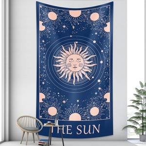 Tapiz de Mandala de 150x130cm, tarjeta de <span class=keywords><strong>Tarot</strong></span>, colgante de pared, astrología, adivinación, brujería, decoración de habitación, colcha - Product Image 1