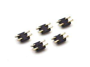 ขั้วต่อส่วนหัวของหมุดพิน2.54มม. แถวคู่ SQ0.64mm H1.0mm SMT 2*2P - Product Image 2