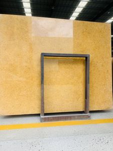 Losa de Piedra Travertino Cepillada Amarilla, Corte a Medida, Moderna, Duradera, para Uso en Interiores, 2 Años de Garantía - Product Image 1
