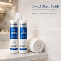 Mastic époxy imperméable Caibel coloré pour joints de carrelage, idéal pour les projets de salle de bain et de cuisine en marbre, pierre et porcelaine