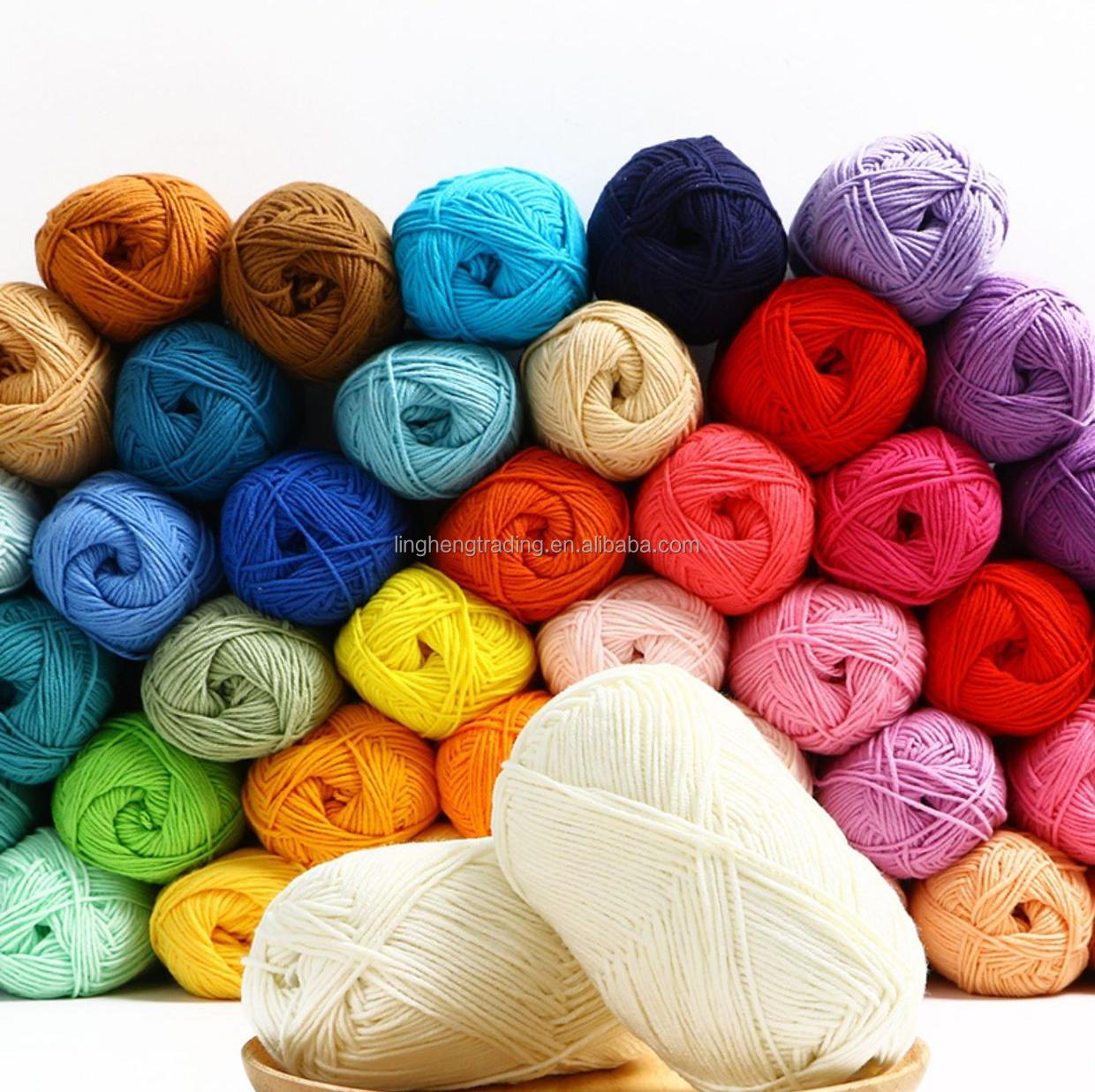 Novelties Bamboo Crochet Yarn Skein Made In China Factory Wholesale