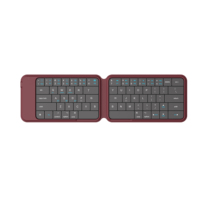 Clavier Bluetooth pliable OEM ODM 68 touches avec pavé tactile, clavier sans fil portable en cuir PU, grandes touches pleine surface