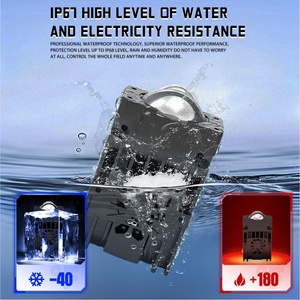 Công suất cao 90 Wát lưới tản nhiệt <span class=keywords><strong>LED</strong></span> Ống Kính 3000K 6000K <span class=keywords><strong>LED</strong></span> ống kính ánh sáng phụ trợ DRL H4 H7 H11 xe máy Sương Mù Ánh Sáng - Product Image 6