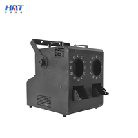 Machine à fumée et bulles HAT DMX RGBW4-Wheel 1500W avec télécommande pour mariages, scènes, DJ, clubs - Effets de fumée et de bulles