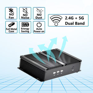 كمبيوتر صغير بدون مروحة من مخزون الولايات المتحدة ، <span class=keywords><strong>CPU</strong></span> Core ، DDR4 RAM/NVMe SSD ، شاشة مزدوجة 4K UHD ، 2xRS232 COM ، شخصية صغيرة - Product Image 3