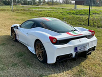 Convient pour Ferrari 458 Italian Spider Body Kit SP Style Semi Carbon Fiber Bumper Front, Rear Bumper, Side Skirts, Engine Hood