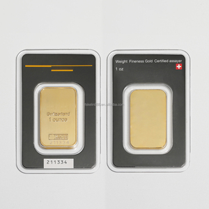 Artisanat Métallique Personnalisé Emballage Blister Suisse Cadeau Barre <span class=keywords><strong>d</strong></span>'<span class=keywords><strong>Or</strong></span> 1g 5g 10g 20g 31g 50g <span class=keywords><strong>100g</strong></span> <span class=keywords><strong>Lingot</strong></span> <span class=keywords><strong>de</strong></span> Cuivre Plaqué <span class=keywords><strong>Or</strong></span> 1OZ <span class=keywords><strong>Lingot</strong></span> - Product Image 6