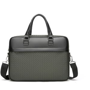 Maletín de Cuero Impermeable Premium para Portátil, con Múltiples Compartimentos de Almacenamiento, para Oficina y Reuniones - Product Image 6