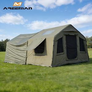<span class=keywords><strong>Tente</strong></span> de camping <span class=keywords><strong>gonflable</strong></span> haut de gamme pour 8 à 12 personnes, 3 chambres, <span class=keywords><strong>1</strong></span> salon, imperméable, en Oxford, <span class=keywords><strong>tente</strong></span> familiale, Carpa Para Camping Pro - Product Image 1