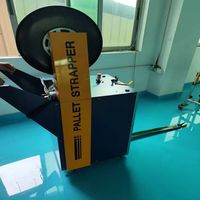 Enfileuse de cartons semi-automatique avec sangle en PP et sangle en PE pour la cerclage de palettes