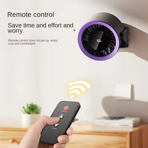 Nouveau ventilateur de bureau USB rafraîchissant pour l'été avec mini ventilateur numérique de table, ventilateur de camping extérieur tendance, OEM CE, logo personnalisé - Product Image 3