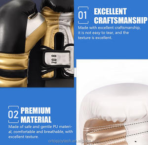 ओम लड़ाई मार्शल आर्ट स्रिंग प्रशिक्षण अनुकूलित 10 औंस 12 औंस 16 औंस कस्टम लोगो बॉक्सिंग ग्वांट्स डी बॉक्सियो - Product Image 5