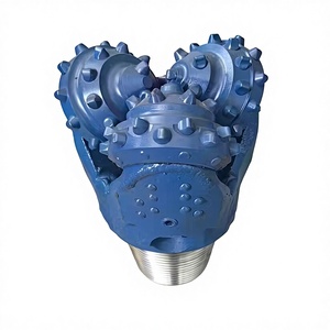 API 5 1/2 "ดอกสว่าน <span class=keywords><strong>TCI</strong></span> <span class=keywords><strong>tricone</strong></span> IADC537เครื่องมือเจาะเหล็กคาร์บอนสำหรับเจาะบ่อน้ำมัน - Product Image 1