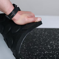 Dalles de sol en caoutchouc polyvalentes 50x50cm, tapis anti-fatigue pour atelier, salle de sport, salle de jeux