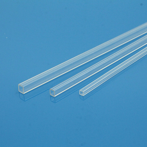 Tube carré creux en acrylique et verre ultra-fin transparent, découpe et estampage sur mesure, usage industriel - Product Image 2