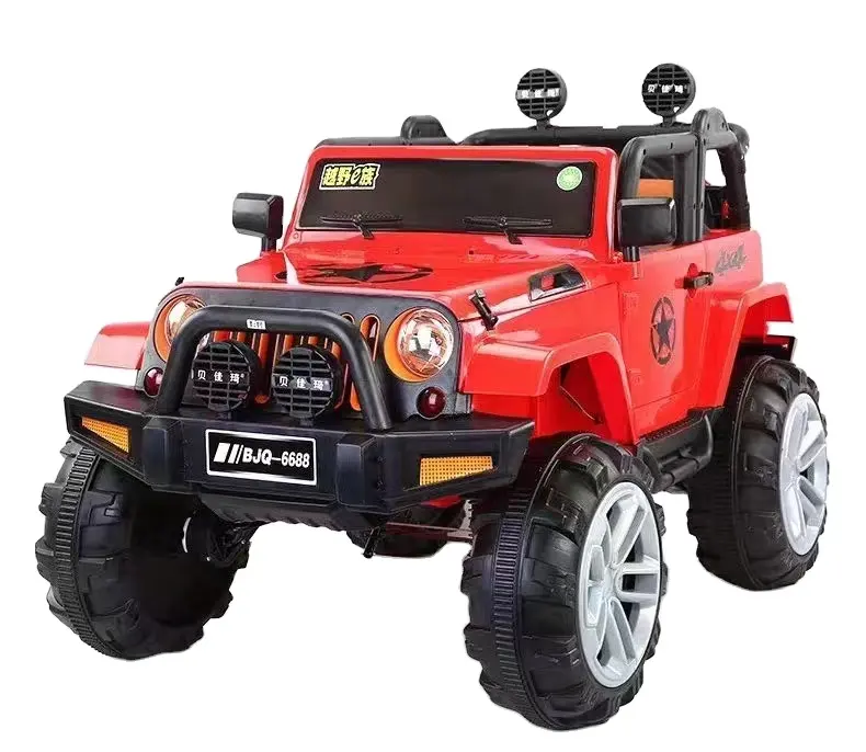 Unimpeded off-road electric car, boys and girls toy car, battery car for two people riding fast on the road