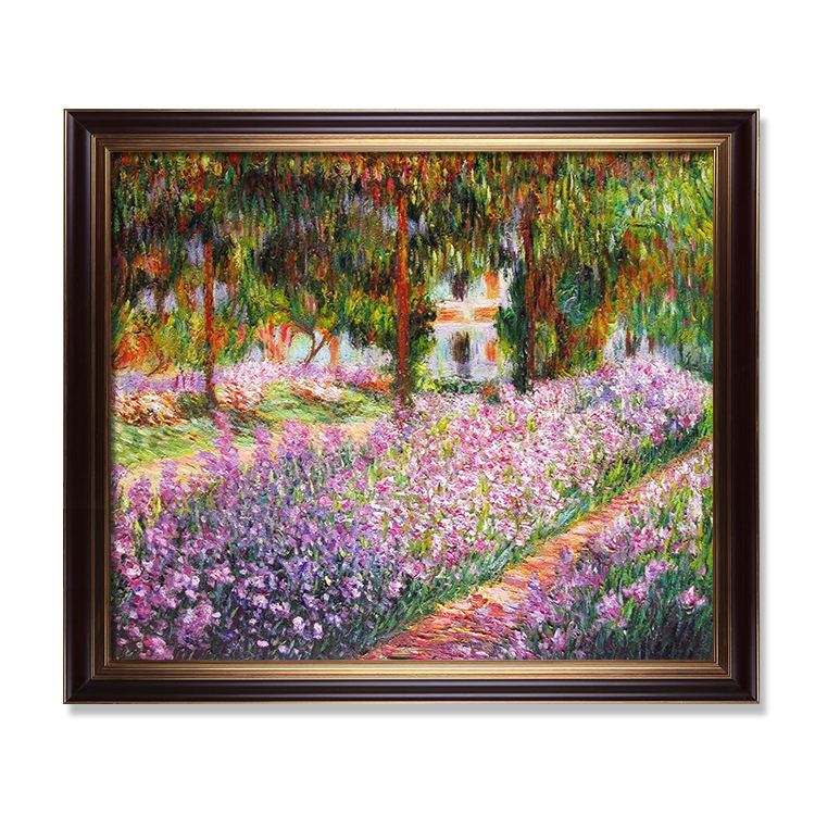 Iris dans le jardin de Monets