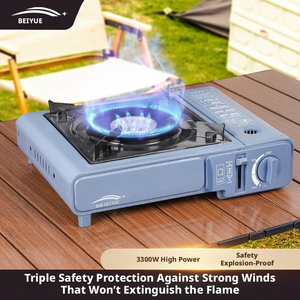 Réchaud à gaz portable d'extérieur, ustensiles de cuisson, réchaud à gaz portable, réchaud à gaz portable pour le camping - Product Image 2