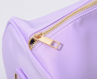 Sac de week-end lavande en nylon imperméable à l'eau sac de voyage sac de voyage et de week-end de grande capacité sac polochon pour femmes