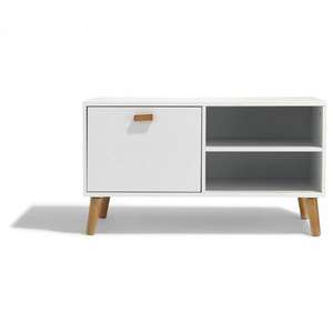 <span class=keywords><strong>MEGA</strong></span>-Soporte de <span class=keywords><strong>TV</strong></span> moderno para sala de estar, centro de entretenimiento de madera con cajones, mueble de <span class=keywords><strong>TV</strong></span> de metal para televisores grandes para uso doméstico - Product Image 5