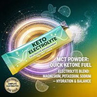 Poudre d'électrolytes Keto MCT en stick OEM ODM pour le soutien de la cétose et l'hydratation, personnalisable