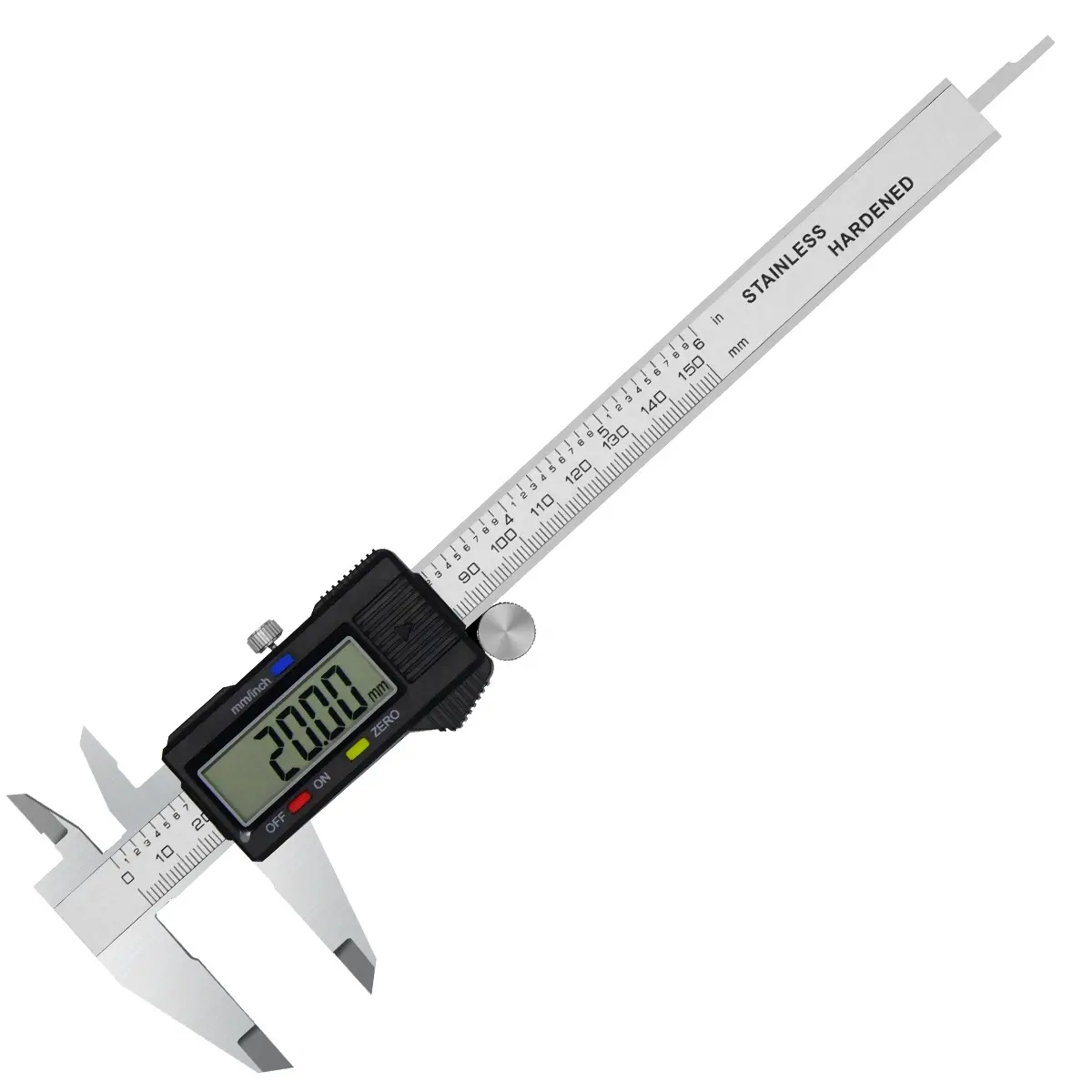 Calibrador digital de alta calidad DITRON con pantalla LCD grande, calibrador Vernier de metal electrónico, herramientas de medición manual