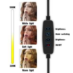 Mamen — éclairage annulaire LED 18 pouces à intensité variable, pour Photo, <span class=keywords><strong>vidéo</strong></span>, maquillage, Youtube, Portrait, photographie, Kit d'éclairage - Product Image 6
