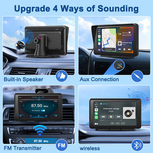 Pantalla CarPlay de 7 ", Kits de Monitor de cámara trasera de electrónica automotriz Android, módulo de Audio actualizado, altavoz incorporado Bluetooth FM - Product Image 6