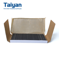 Supports métalliques professionnels à points flexibles pour un assemblage rapide et une fixation efficace des cadres photo en bois – Pièces de quincaillerie