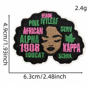 1908สโมสรสีชมพูสีเขียว aka สโมสรออกแบบรีดบนผ้าปักสำหรับเสื้อผ้ากระเป๋าหมวก - Product Image 4