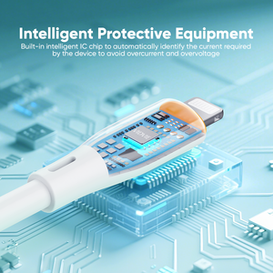 VIDVIE Chất Lượng Cao Chịu Mài Mòn 2.4A Dòng Dữ Liệu Cáp Điện Thoại Di Động TPE USB Nhanh Chóng Sạc Cáp Cho <span class=keywords><strong>Iphone</strong></span> - Product Image 4