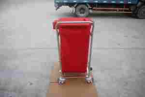 Mt Medisch Ziekenhuis Meubilair Hoge Kwaliteit Oxford Doek Roestvrij Staal Ziekenhuis Vuilniswagen - Product Image 3