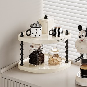 Étagère de rangement Fanfan Era à 3 niveaux en plastique pour le bureau, la cuisine, les tasses à café et les collations - Product Image 1