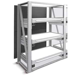 Fami System Ar Rear Wall Shelf 850x1500 Mm Dark Grey Ral7000 <b>For</b> Wall <b>Storage</b> - Product Image 3