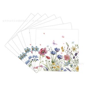 Wildflower Party <b>Disposable</b> Tableware Set Paper <b>Plates</b> Cups Napkins Cutlery For Gatherings And Parties - Product Image 4