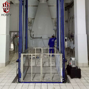 Hàng Hóa Thang Máy Thủy Lực Nền Tảng Thang Máy Dọc Đường Sắt Hướng Dẫn Nền Tảng Thang Máy - Product Image 2