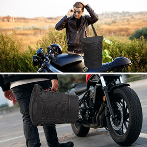 Mochila de Motociclista Impermeable con LED de Muestra Gratuita, Bolsa de Viaje Rígida, Bolsa de Lona Luminosa para Motocicleta, Mochila para Viajar - Product Image 3