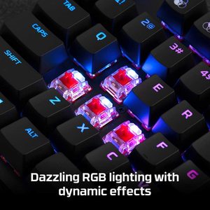 100% Original Wholesale Price in Stock Kingston Hyperx Alloy Origins Core Tenkeyless RGB LED Gaming Keyboard (Red/Aqua) - Product Image 3