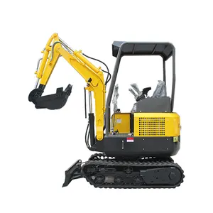 FREE SHIPPING china new mini excavators small digger micro multi purpose excavator for mountain 1.7 ton machine prices for sale